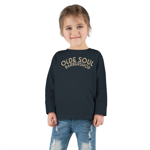 Gold Patch Toddler Long Sleeve Tee