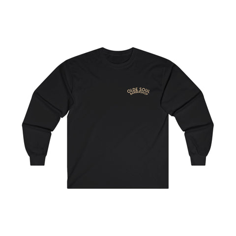 Gold Patch Cotton Long Sleeve Tee