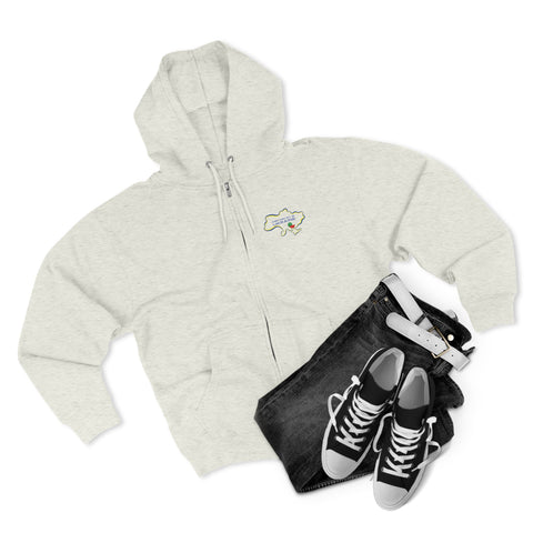 Everything Will Be Ukraine Unisex Full Zip Hoodie
