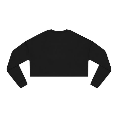 'Wolf Pac Mentality' Women's Cropped Sweatshirt