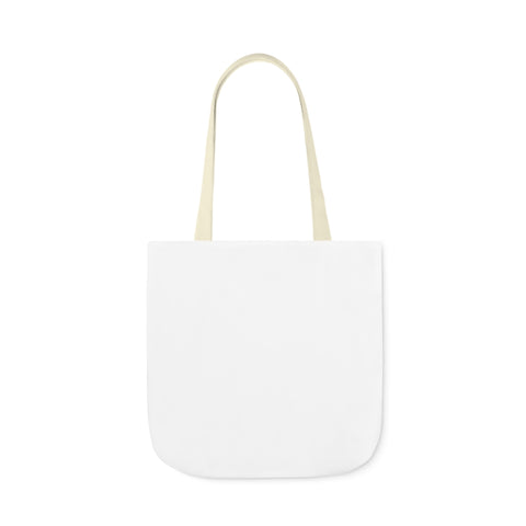 Floral Tryzub Canvas Tote Bag