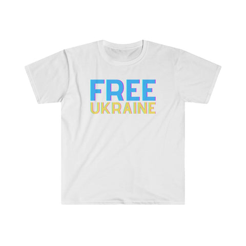 'Free Ukraine' Unisex Softstyle T-Shirt