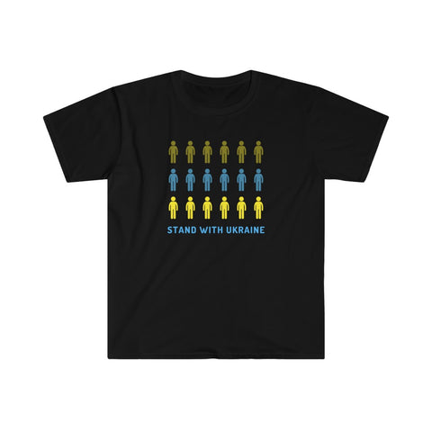 'Stand With Ukraine' Unisex Softstyle T-Shirt