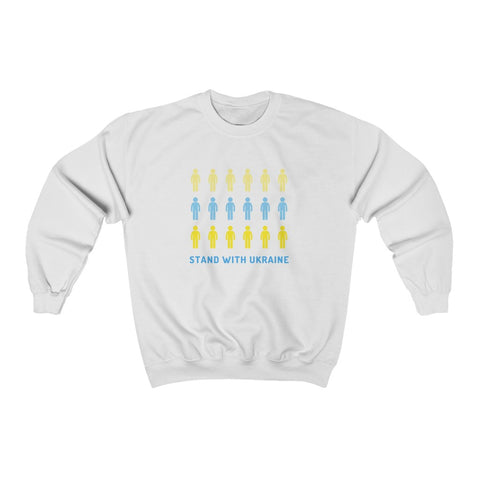 'Stand With Ukraine' Unisex Heavy Blend Crewneck Sweatshirt