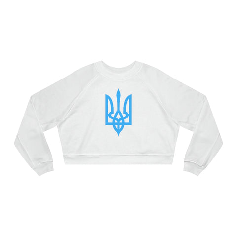 Tryzub Women's Cropped Fleece Pullover