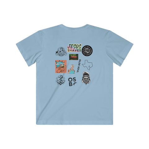 Olde Soul Stickers Kids Tee