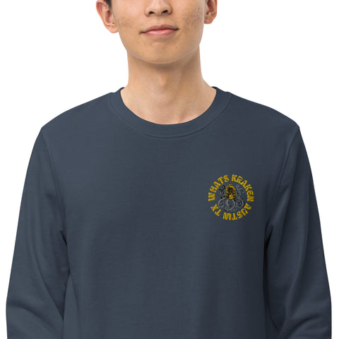 Olde Soul What's Kraken Unisex Organic Sweatshirt