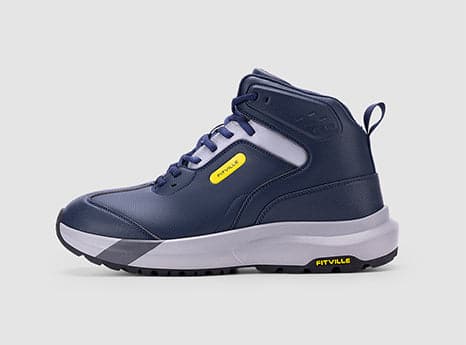 FitVille Men's High-Top Rugged Core Hiking Boots by FitVille