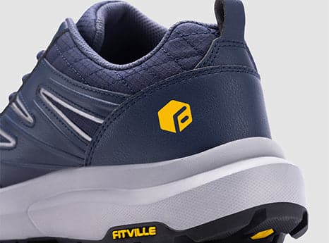 FitVille Men's Low-Top Sturdy Core Hiking Shoes by FitVille