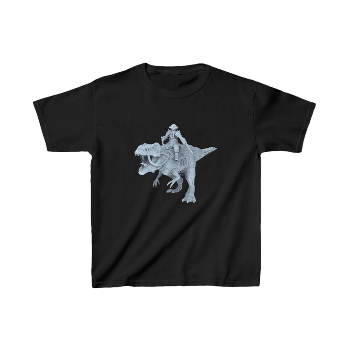 PIRATE RIDES A T-REX KIDS KIDS TEE