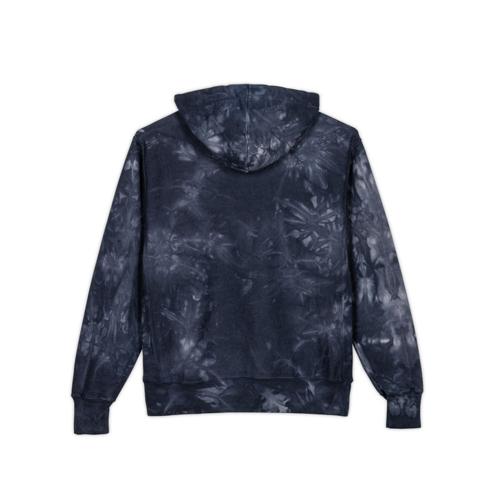 Olde Soul Mueller Tie-Dye Champion Hoodie — Embroidered Graphic