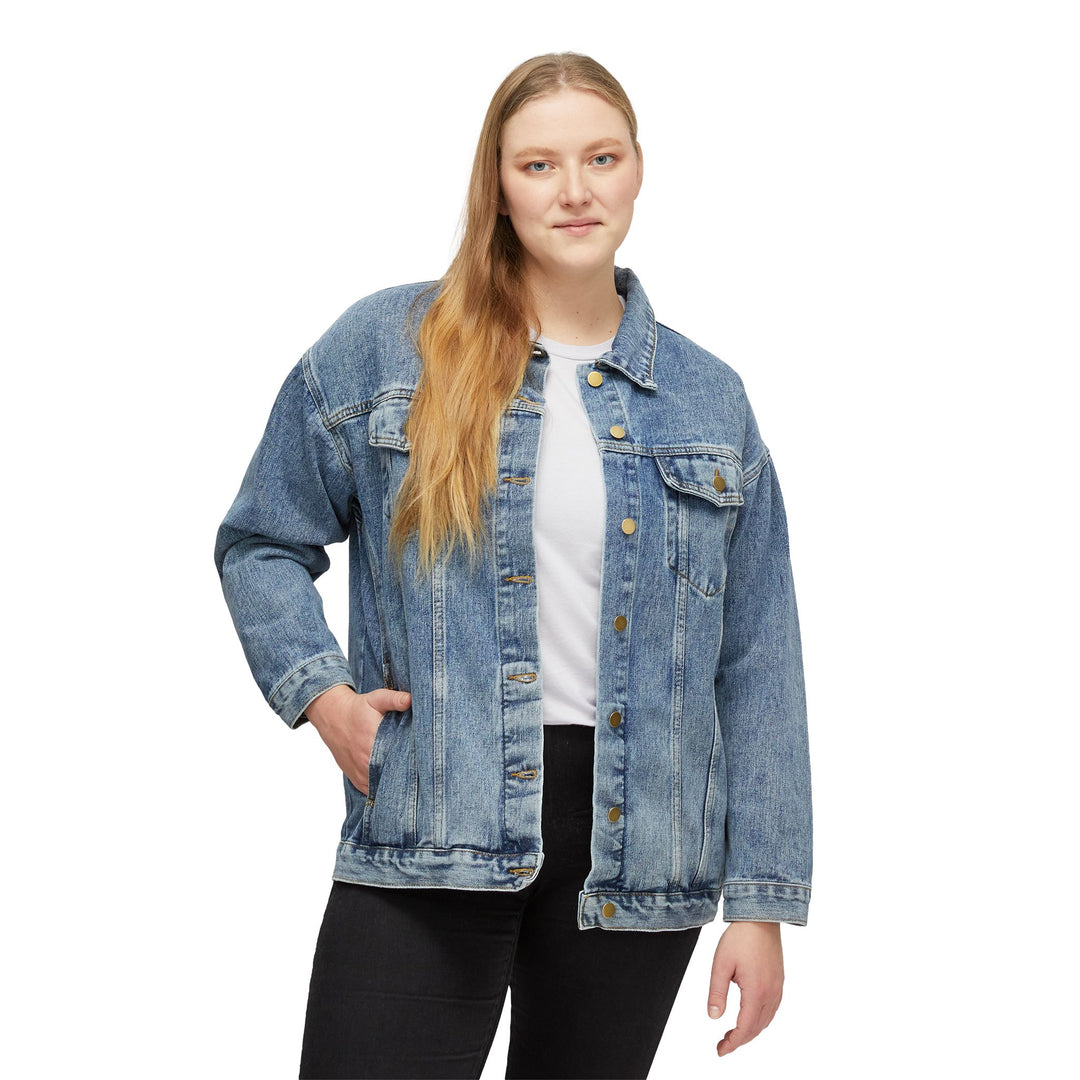 Stand With Ukraine Women's Denim Jacket
