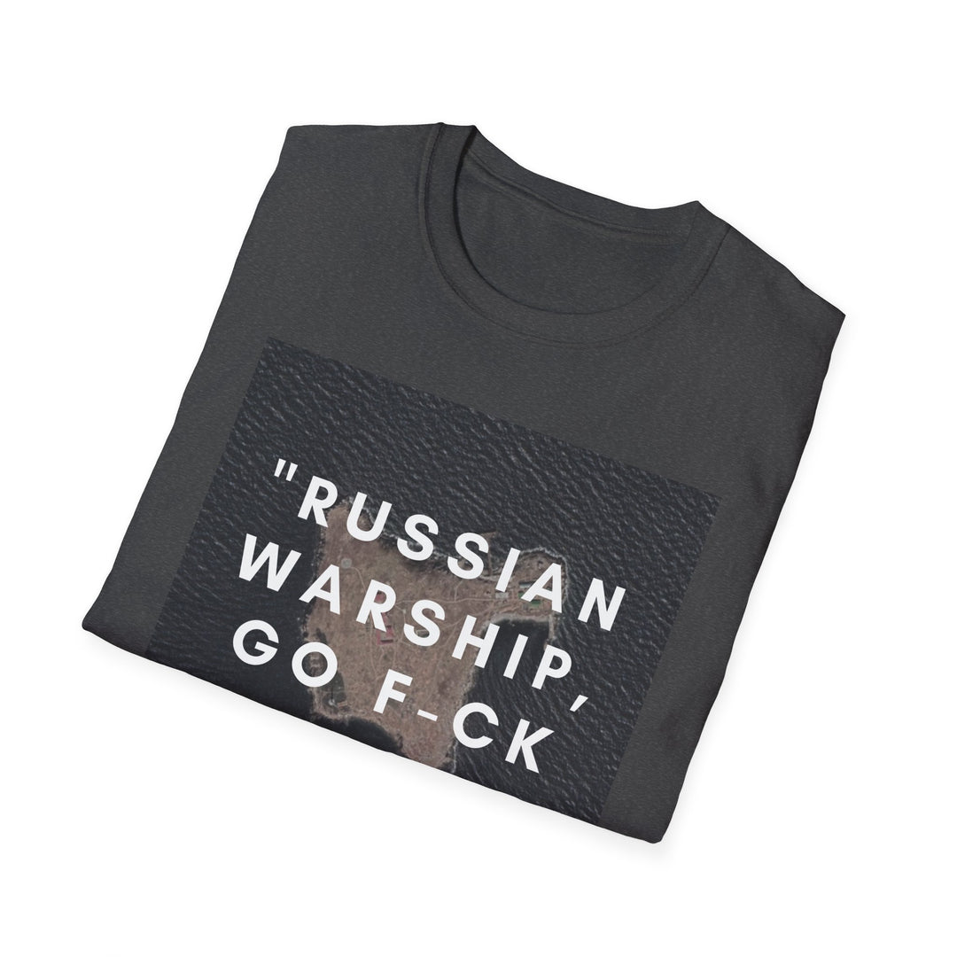 'Russian Warship, Go F-ck Yourself' Unisex Softstyle T-Shirt