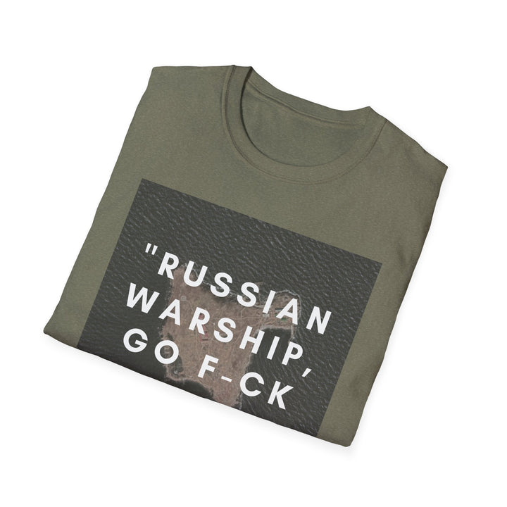 'Russian Warship, Go F-ck Yourself' Unisex Softstyle T-Shirt