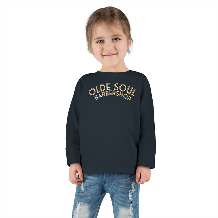 Gold Patch Toddler Long Sleeve Tee