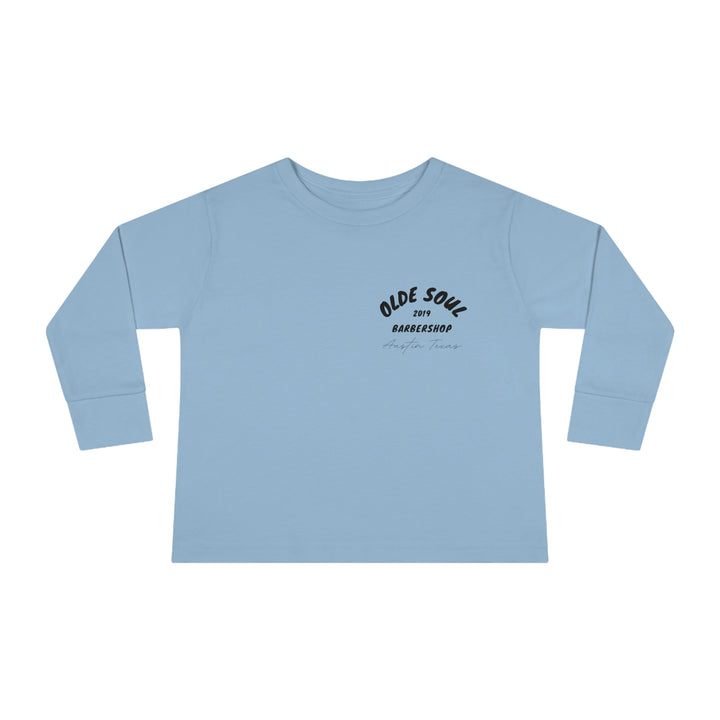 Olde Soul Stickers Toddler Kids Long Sleeve Tee