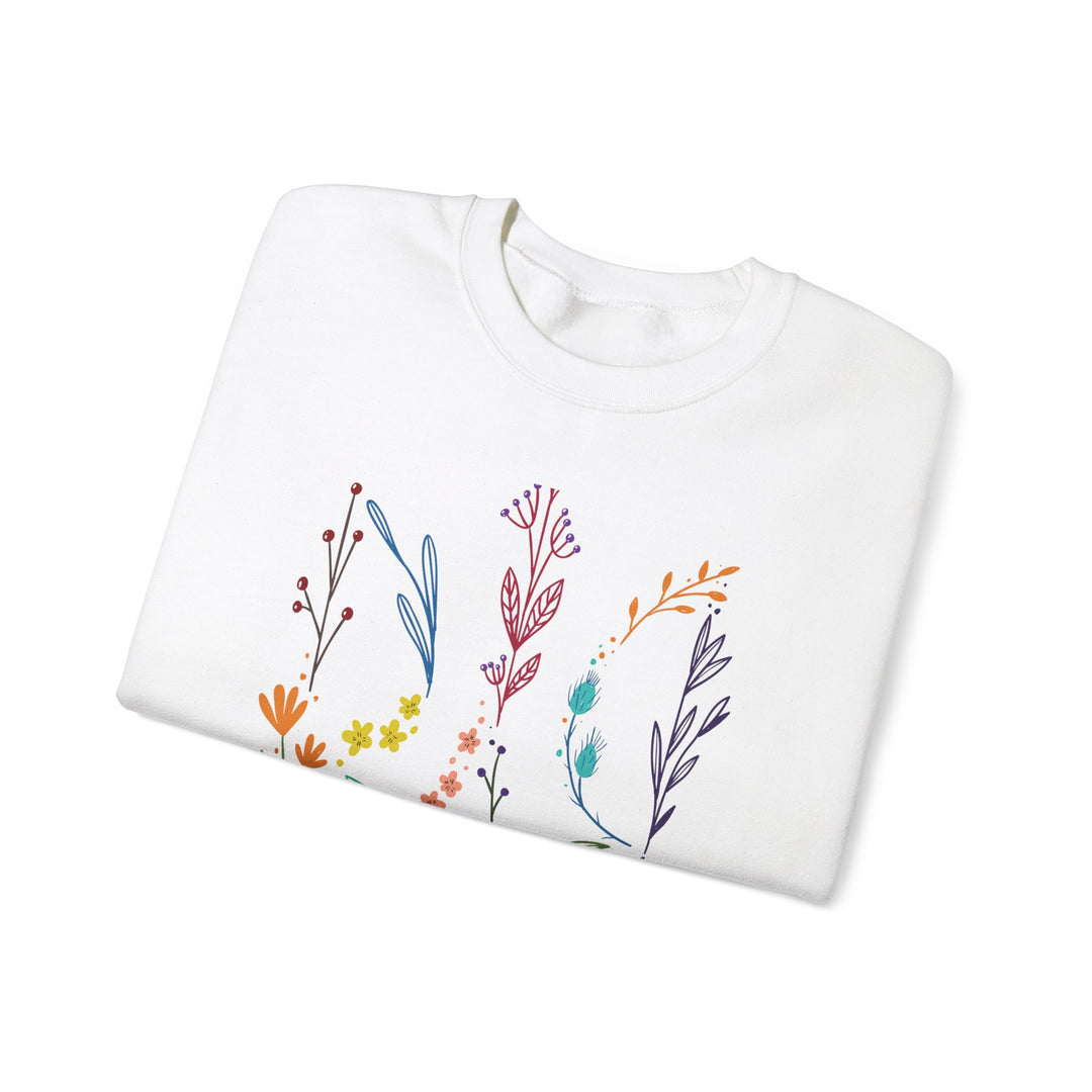 Floral Tryzub Crewneck Sweatshirt