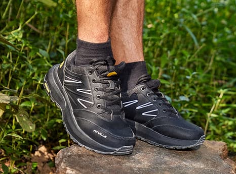 FitVille Men's Low-Top Sturdy Core Hiking Shoes by FitVille