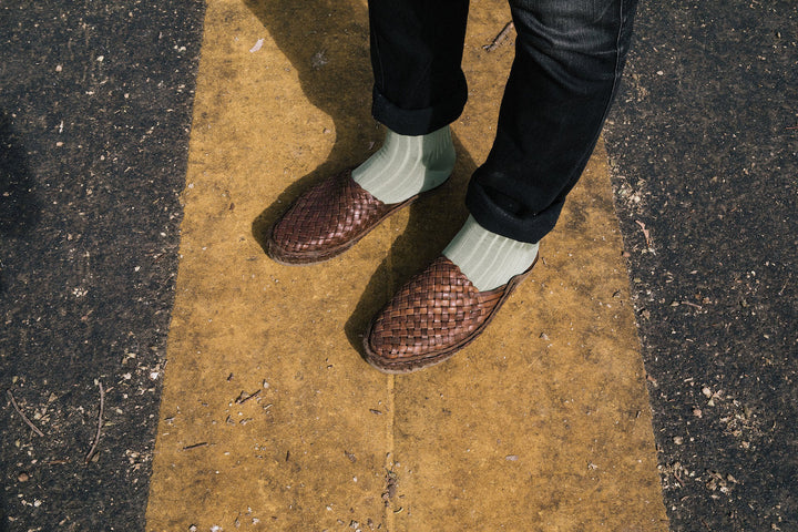 Woven City Slipper in Walnut by Mohinders