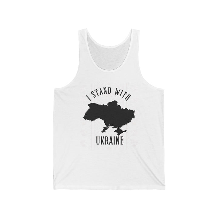 'I STAND WITH UKRAINE' WITH VISHIVANKA Unisex Jersey Tank