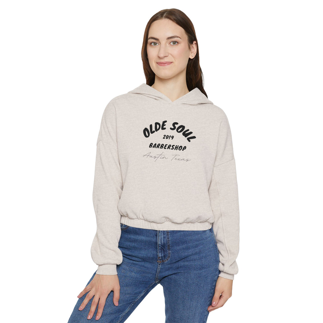Olde Soul Pirate Jack Cropped Hoodie — Women's Cinched Hem