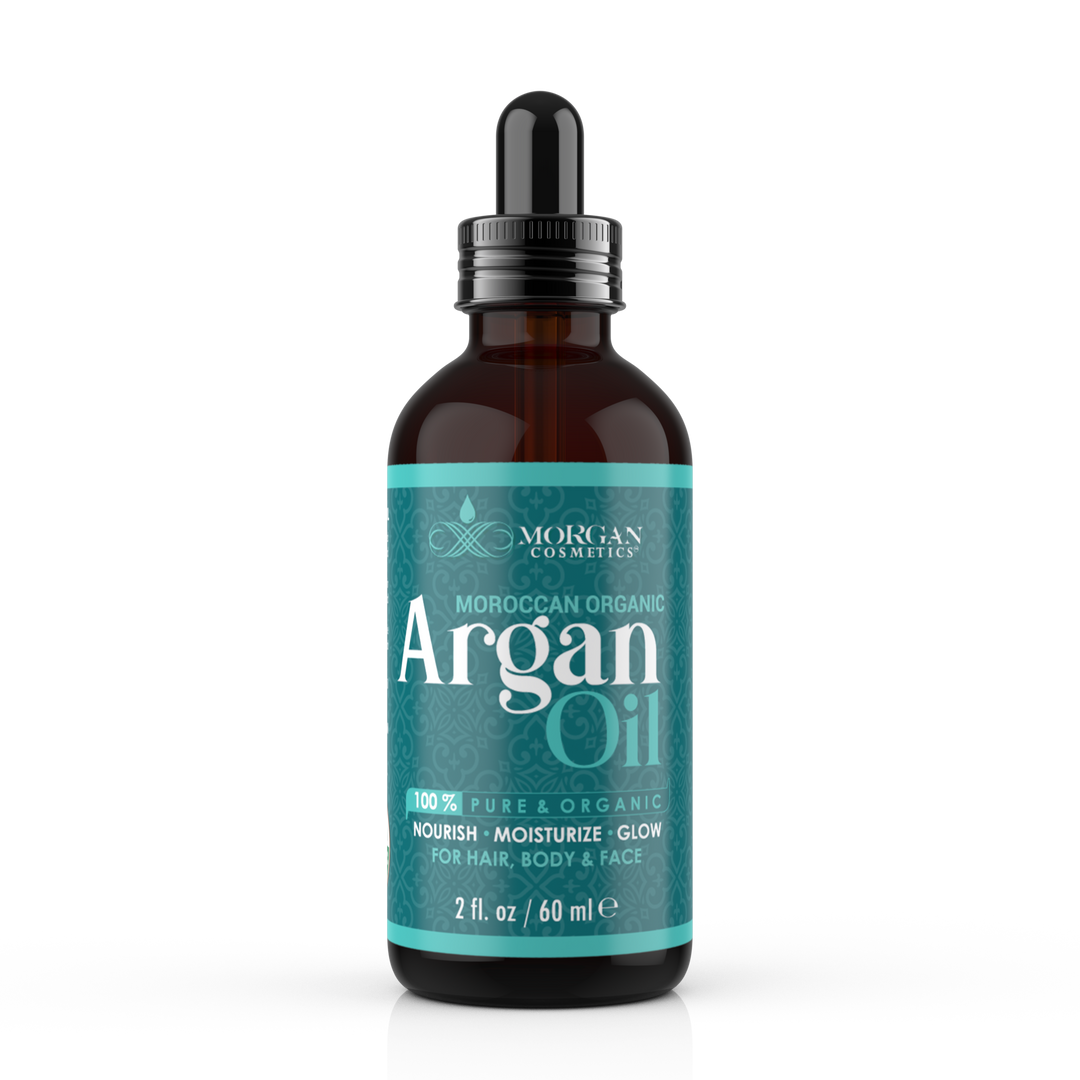 Organic Argan Oil For Hair, Skin and Body 4 oz / 120 ml by Morgan Cosmetics