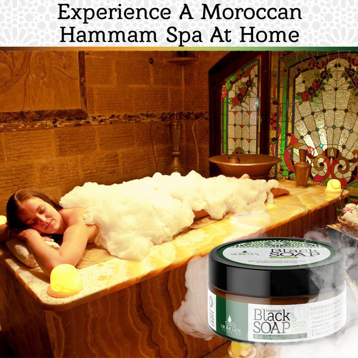 Moroccan Black Soap with Argan by Morgan Cosmetics