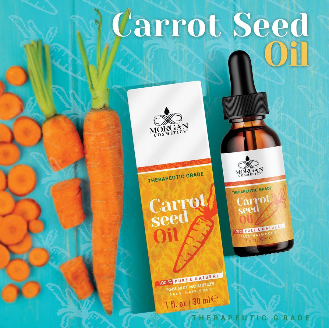 100% Pure CARROT SEED OIL Therapeutic Grade  Face-Hair-Body 1 oz/30 ml by Morgan Cosmetics