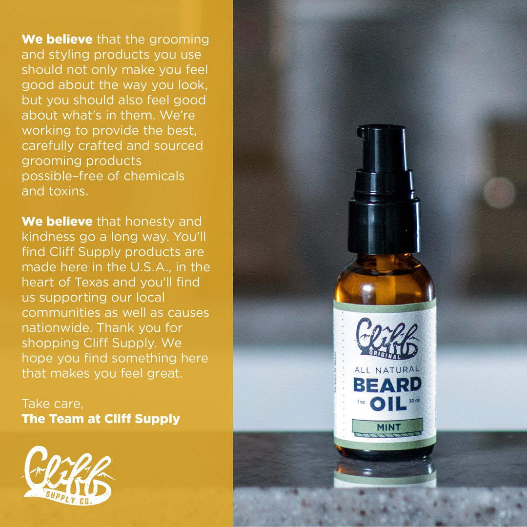 Beard Oil - Mint by Cliff Supply