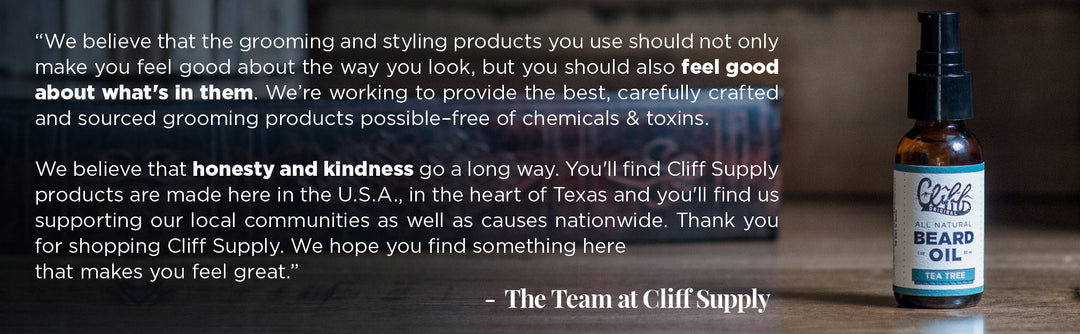 Beard Oil 4-Pack by Cliff Supply