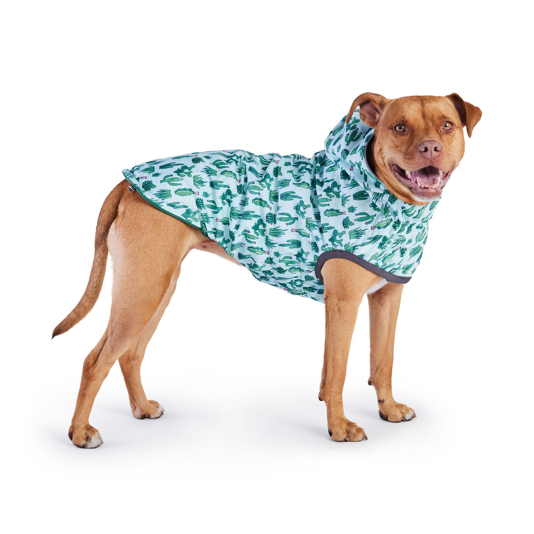 Reversible Elasto-Fit Raincoat - Green/Green by GF Pet