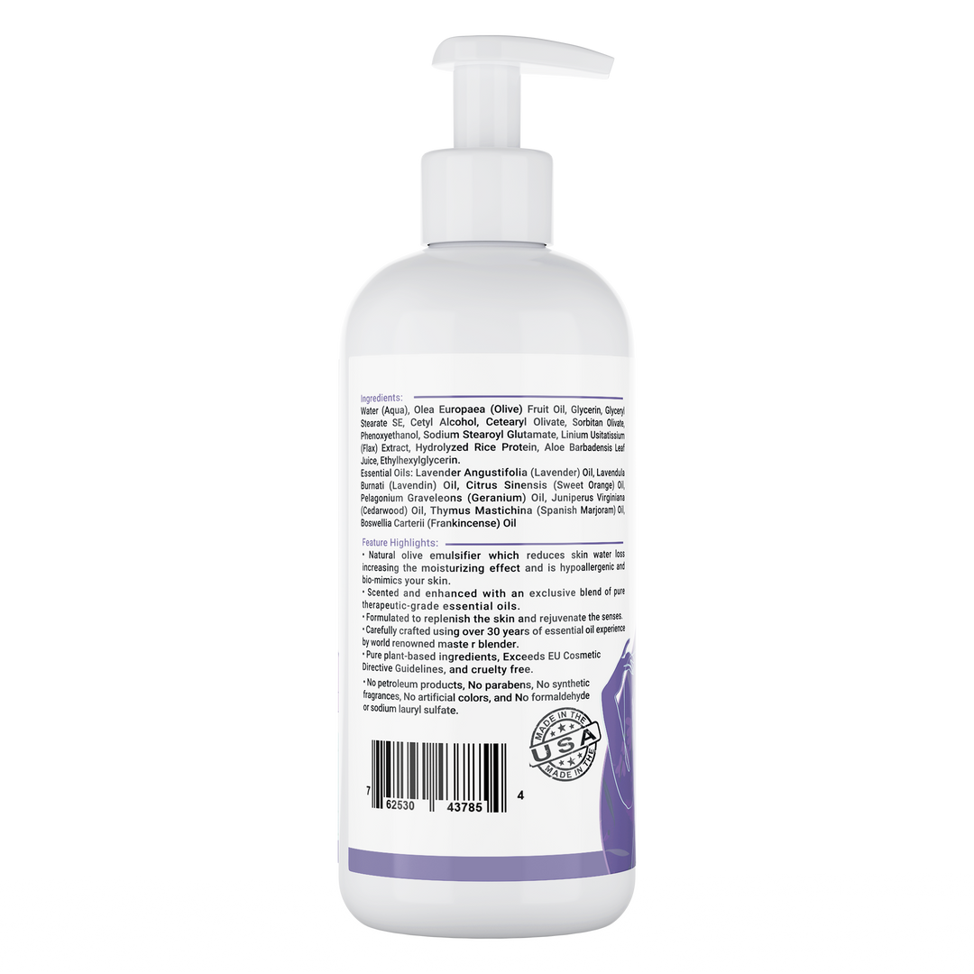 Morgan Cosmetics Hand & Body Lotion Lavender 12 oz by Morgan Cosmetics