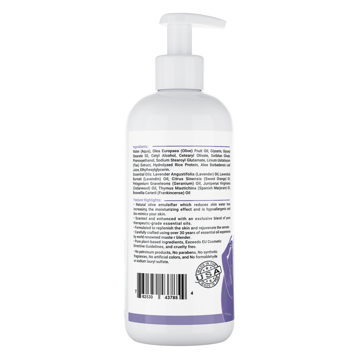 Morgan Cosmetics Hand & Body Lotion Lavender 12 oz by Morgan Cosmetics