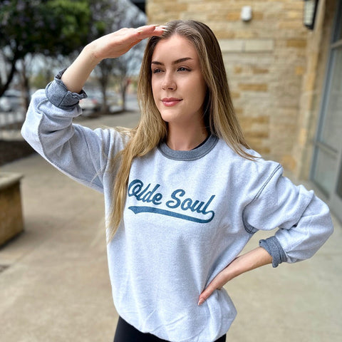 Olde Soul Varsity Inside Out Sweatshirt