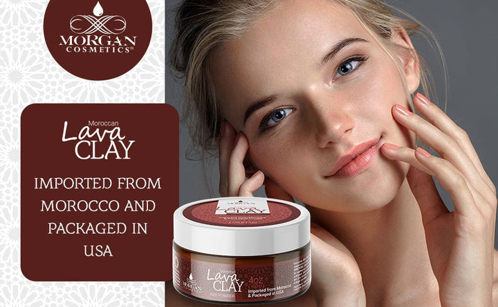 Moroccan Green Lava Clay Mask 100 gram by Morgan Cosmetics