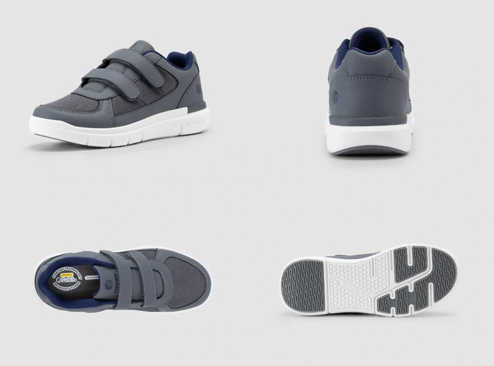 FitVille Men's EasyTop Duo Strap Diabetic Shoes V3 by FitVille