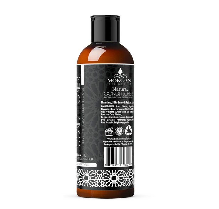 Argan Natural Conditioner Lavender 8 oz by Morgan Cosmetics