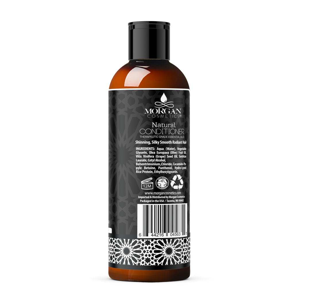 ARGAN NATURAL CONDITIONER LAVENDER 16 OZ Conditioner Lavender - Argan Conditioner Is Also Paraben Free and Synthetic Fragrance Free - 100% Vegetarian. Made In USA. by Morgan Cosmetics