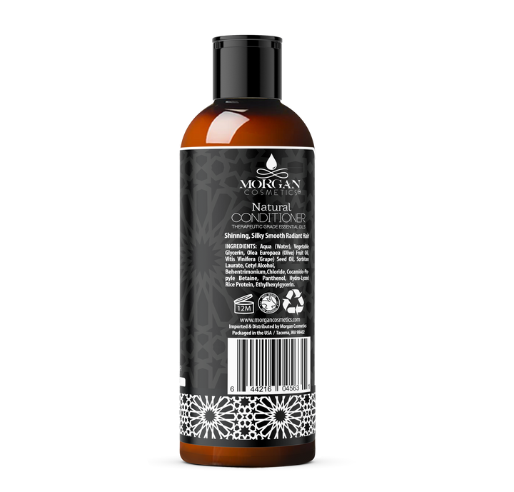 ARGAN NATURAL CONDITIONER LAVENDER 16 OZ Conditioner Lavender - Argan Conditioner Is Also Paraben Free and Synthetic Fragrance Free - 100% Vegetarian. Made In USA. by Morgan Cosmetics