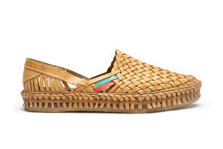 Woven Shoe in Honey + Stripes by Mohinders