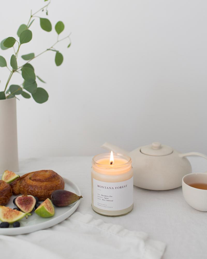 Montana Forest Minimalist Candle by Brooklyn Candle Studio