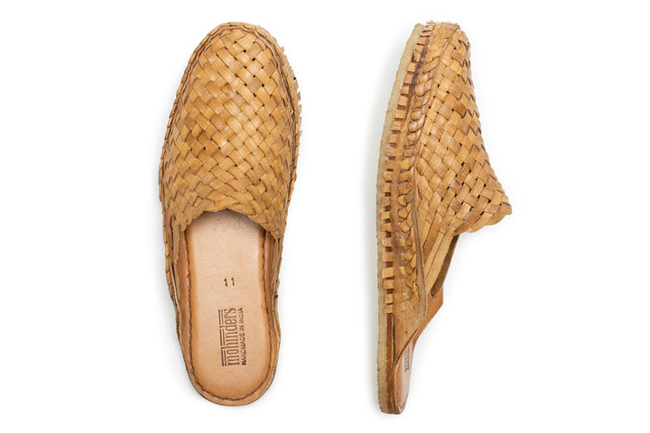 Woven City Slipper in Honey + No Stripes by Mohinders