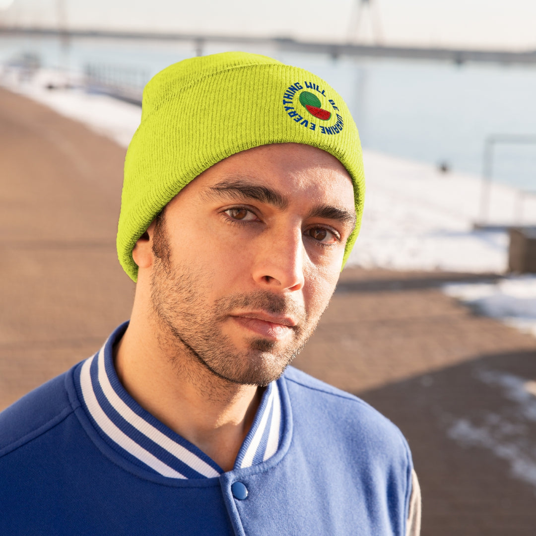 Everything Will Be Ukraine Knit Beanie