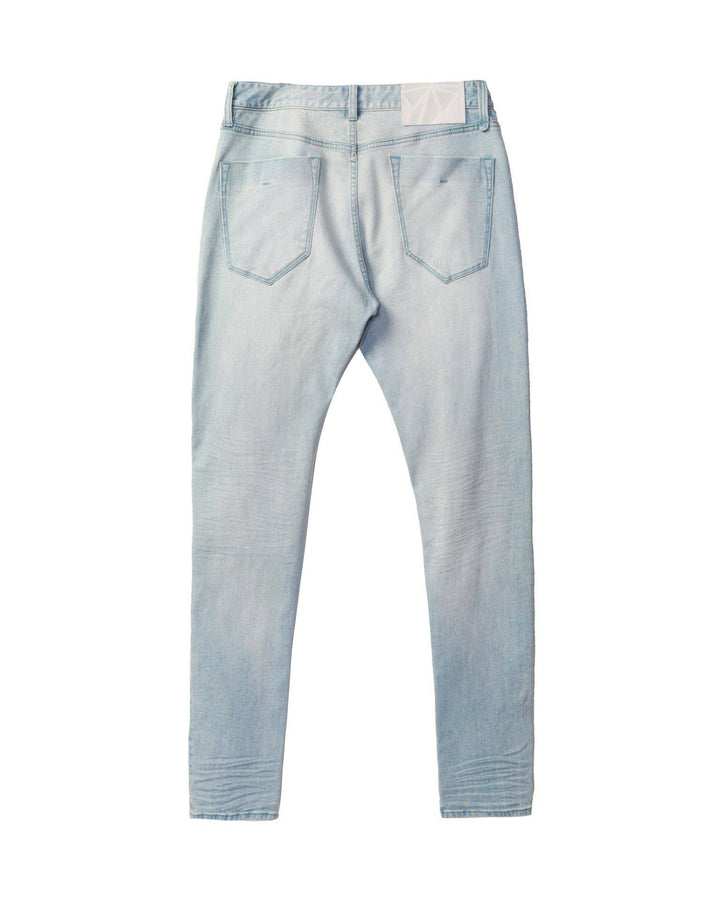 Konus Men's Light Washed Denim With Repair Works by Shop at Konus