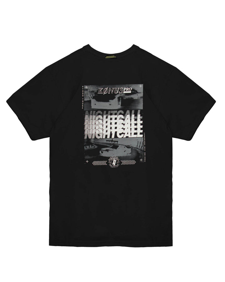 Konus Men's Graphic Tee in Black by Shop at Konus