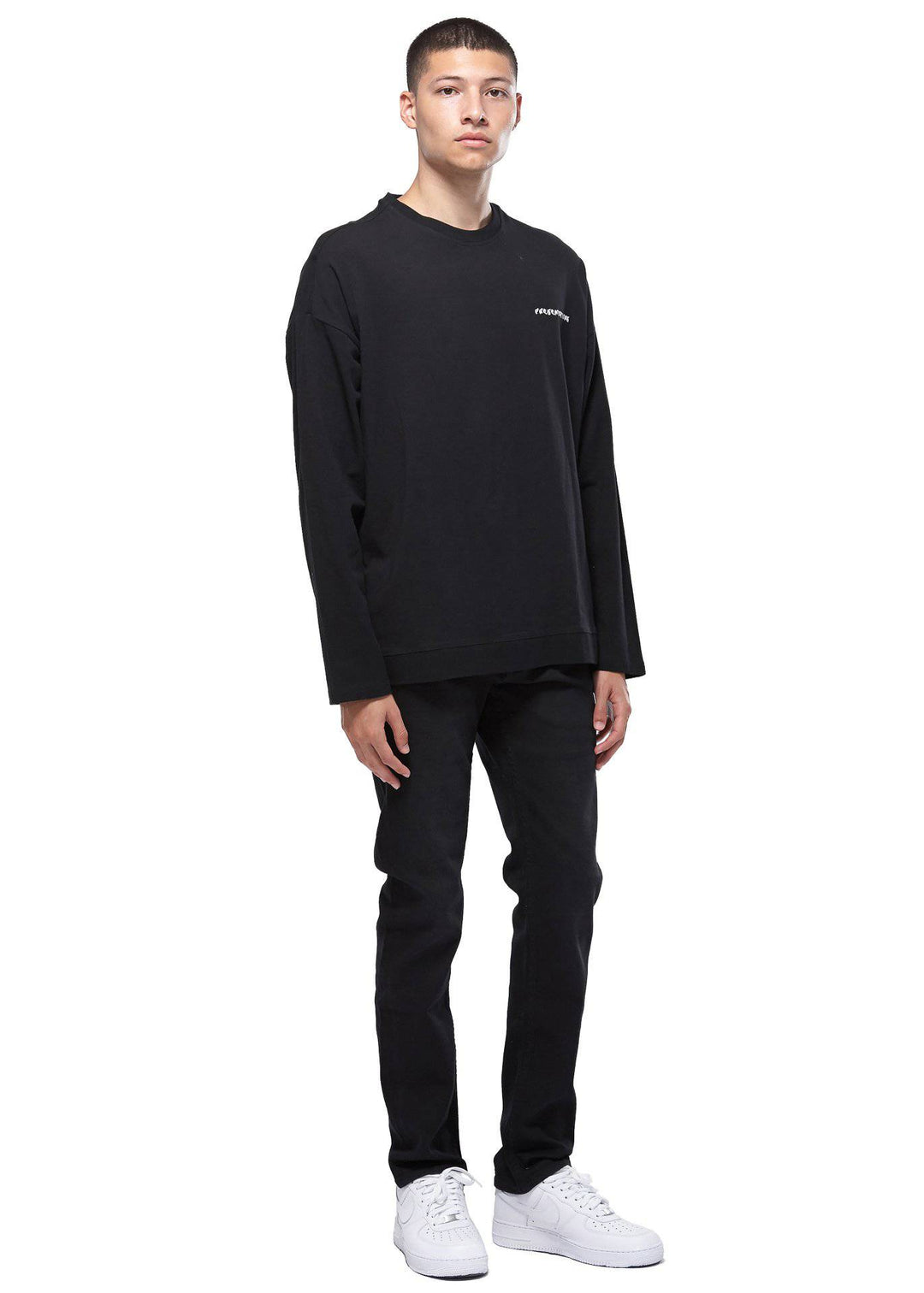 Konus Men's Long Sleeve Tee in Black by Shop at Konus