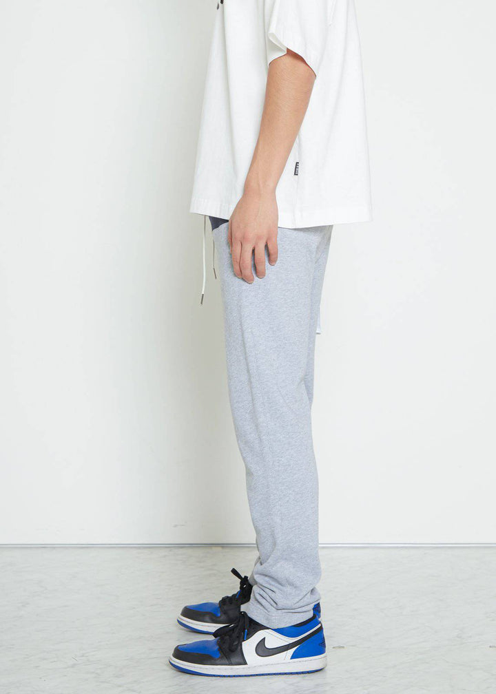 Konus Men's Stripe Sweatpants in Heather Grey by Shop at Konus