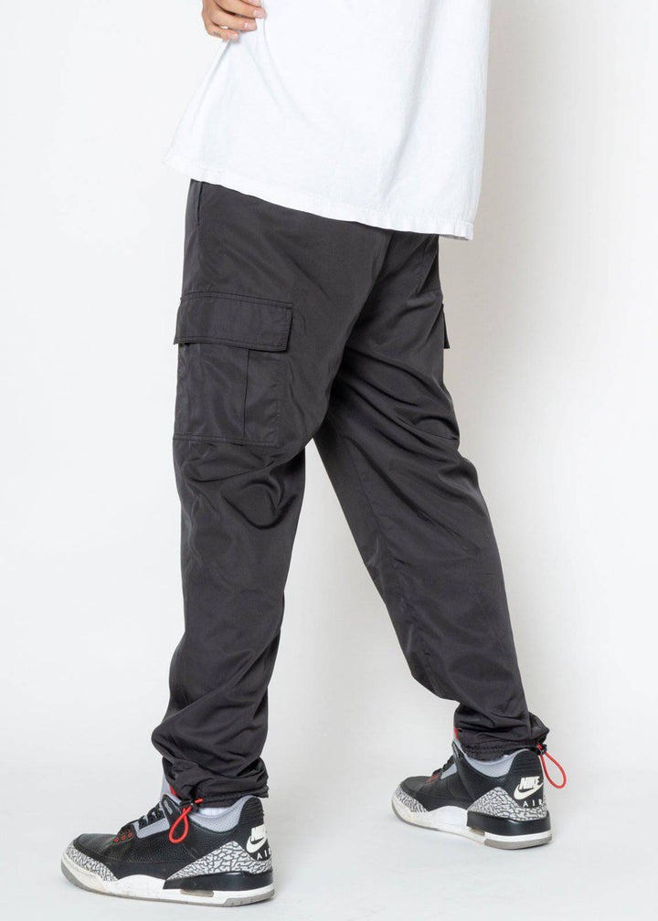 Blank State Men's 3 Stopper Swishy Cargo Pants in Black by Shop at Konus