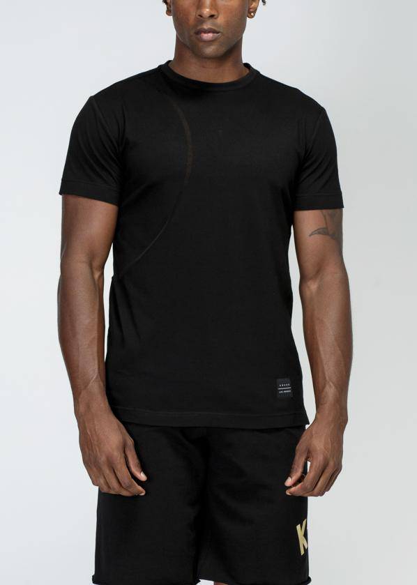 Konus Men's Burnout Tee in Black by Shop at Konus