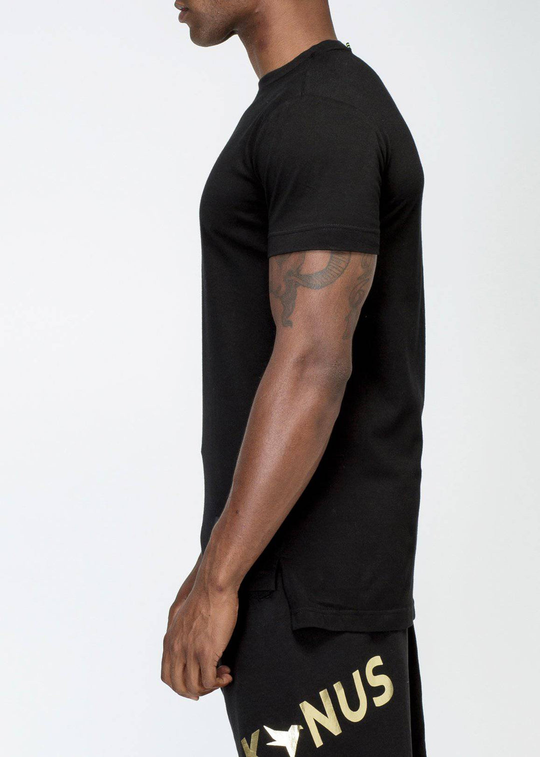 Konus Men's Burnout Tee in Black by Shop at Konus